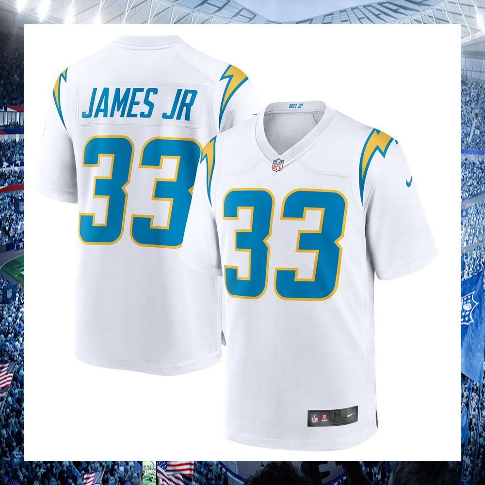 derwin james los angeles chargers nike white football jersey 1 882