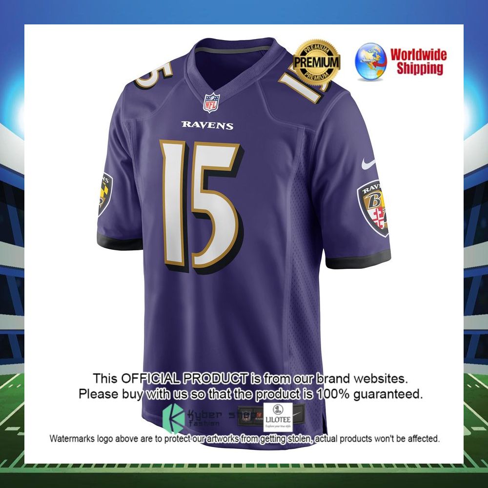 desean jackson baltimore ravens nike game player purple football jersey 2 990