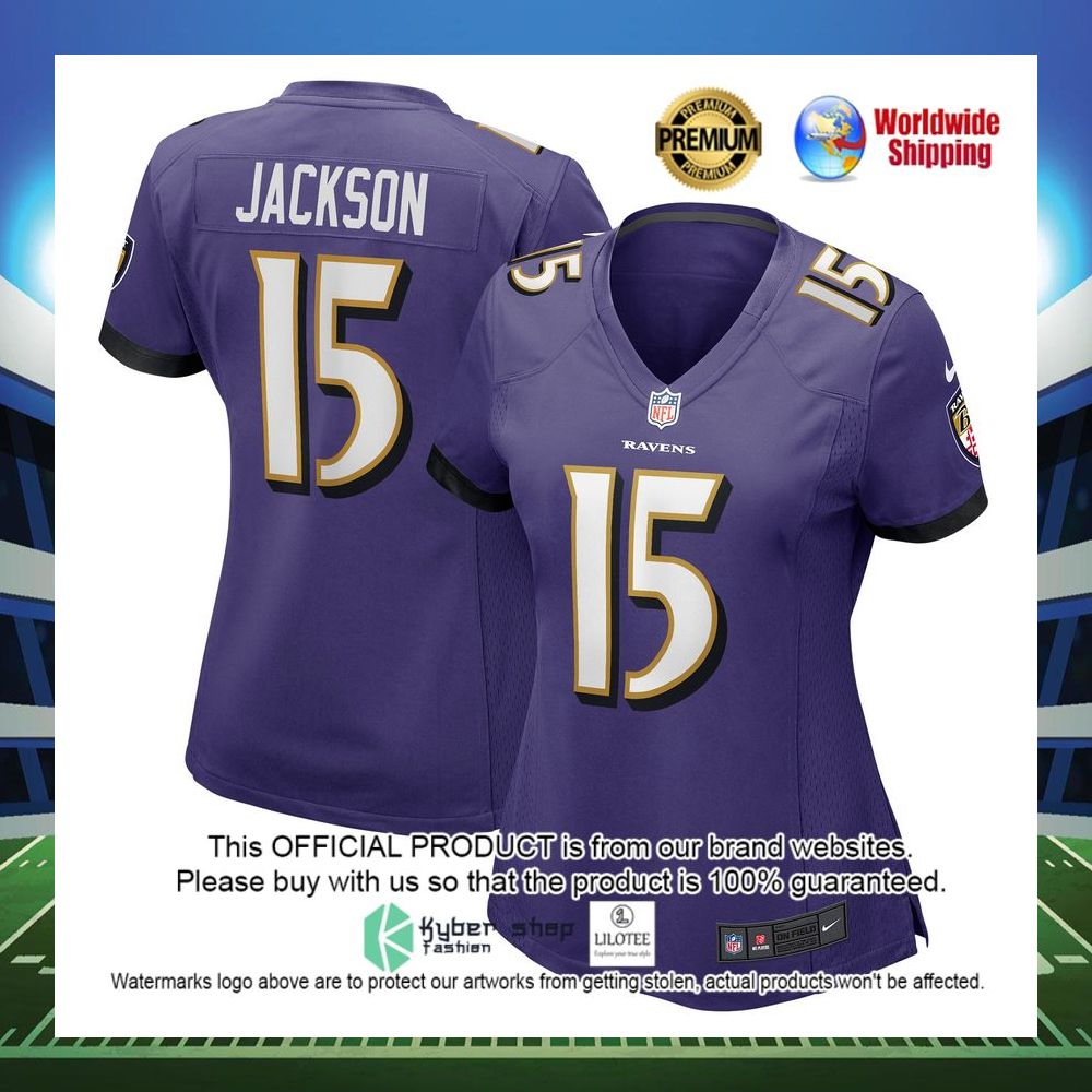 DeSean Jackson Baltimore Ravens Nike Women's Game Player Purple Football Jersey - LIMITED EDITION 4 desean jackson baltimore ravens nike womens game player purple football jersey 4 462