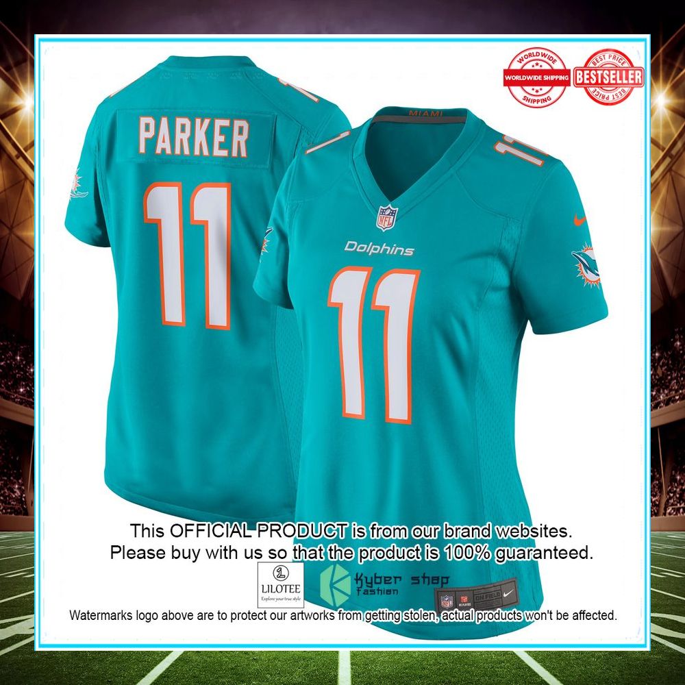 DeVante Parker Miami Dolphins Nike Women's New 2018 Game Aqua Football Jersey - LIMITED EDITION 4 devante parker miami dolphins nike womens new 2018 game aqua football jersey 4 378