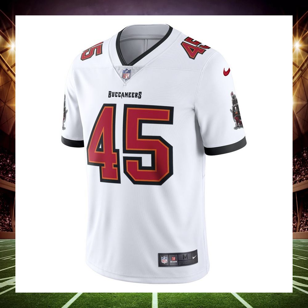 devin white tampa bay buccaneers vapor limited white football jersey 2 492