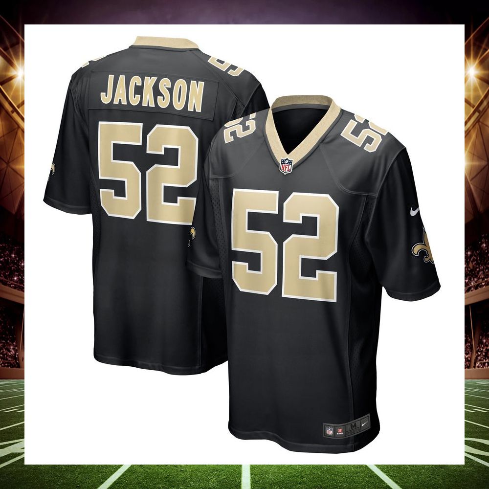 dmarco jackson new orleans saints black football jersey 1 293