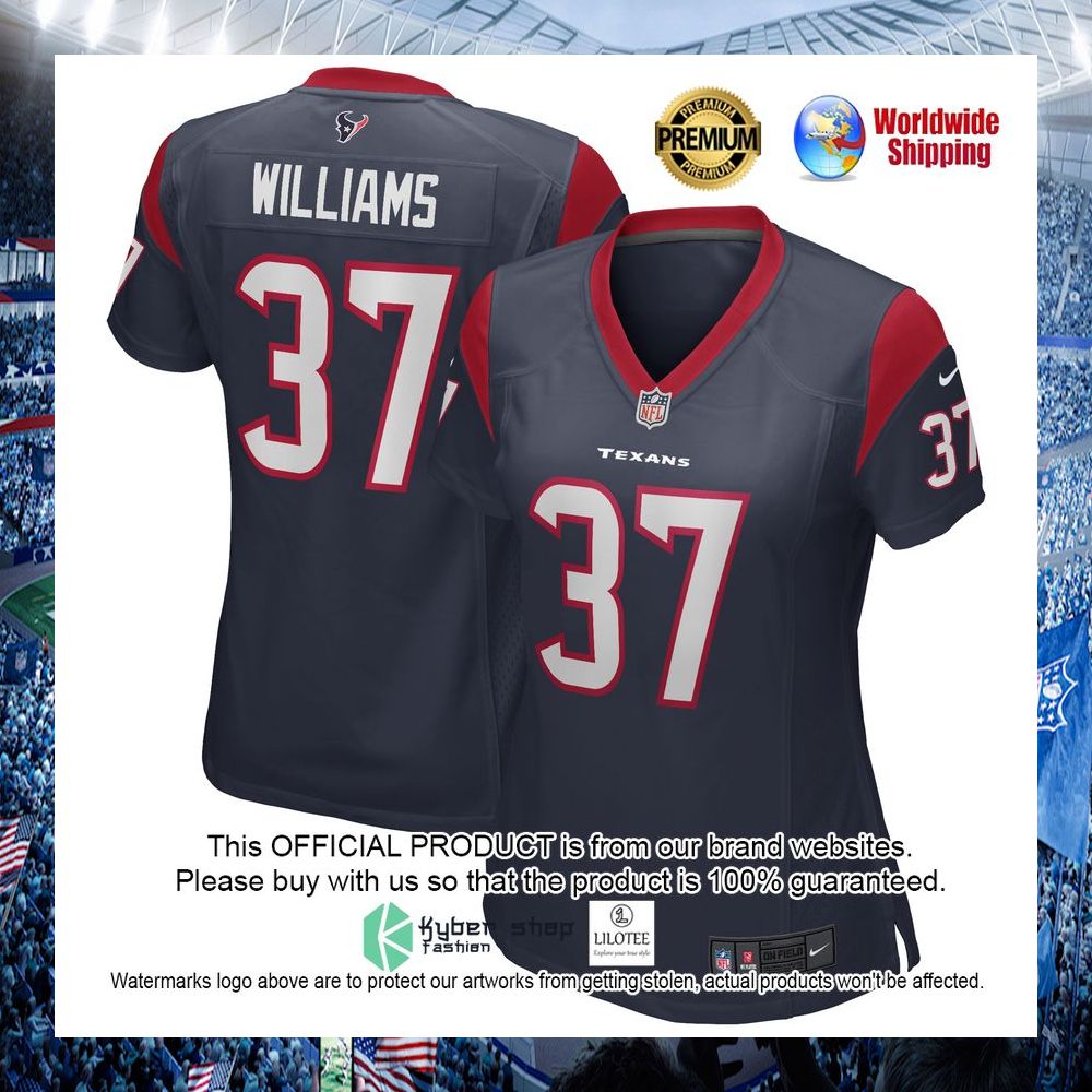 domanick williams houston texans nike womens retired navy football jersey 1 211