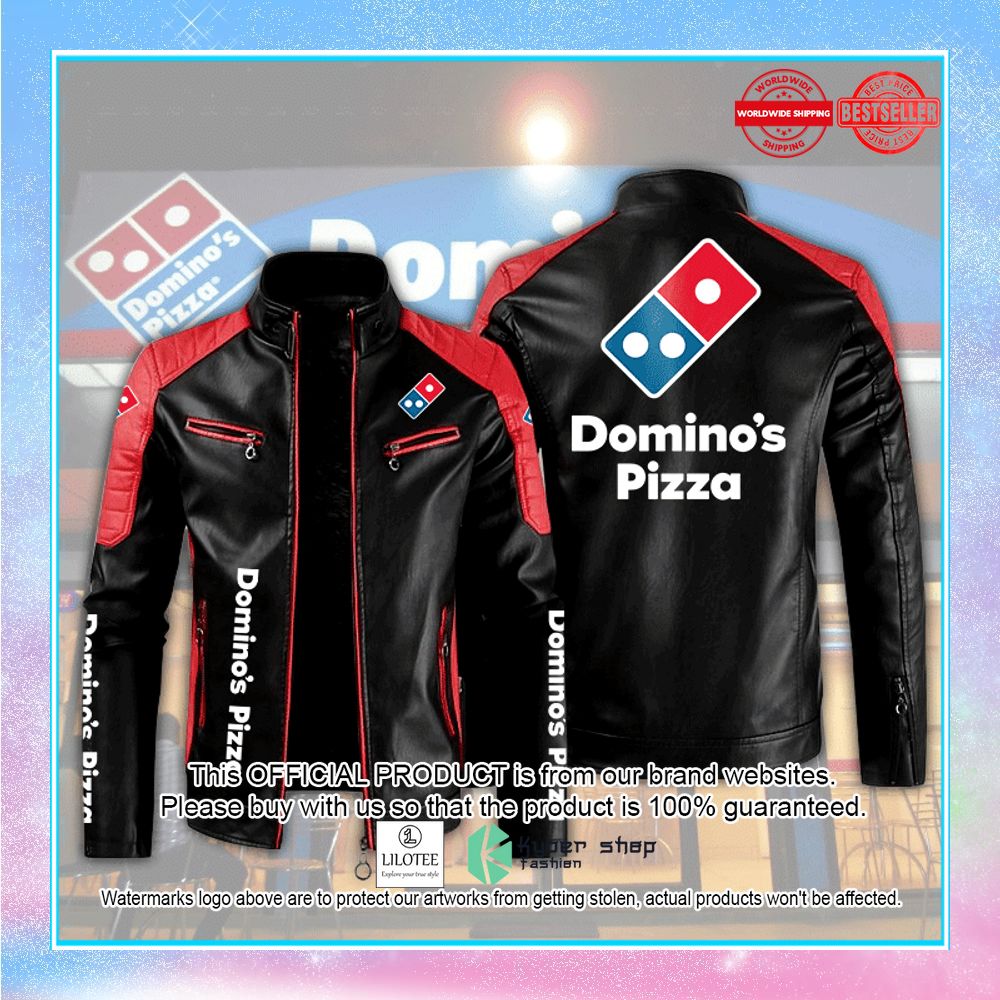 dominos pizza motor block leather jacket 2 995