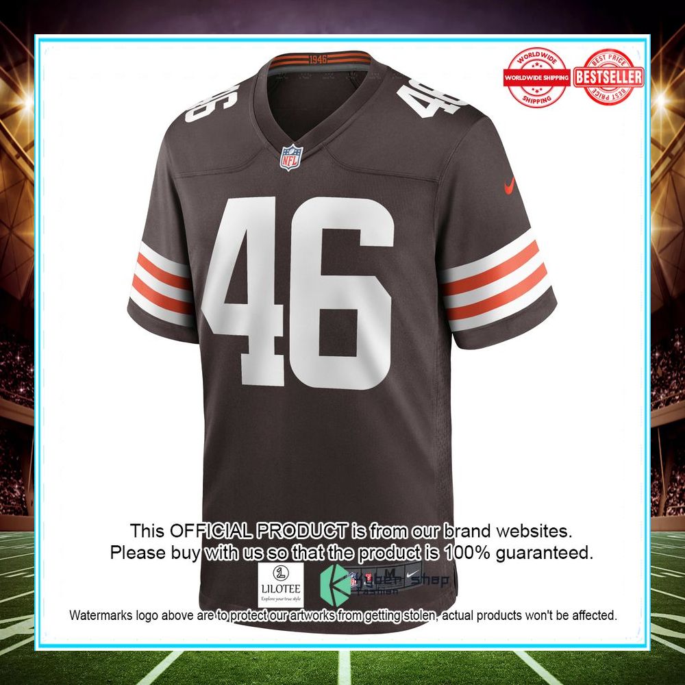 don fleming cleveland browns nike retired brown football jersey 2 739