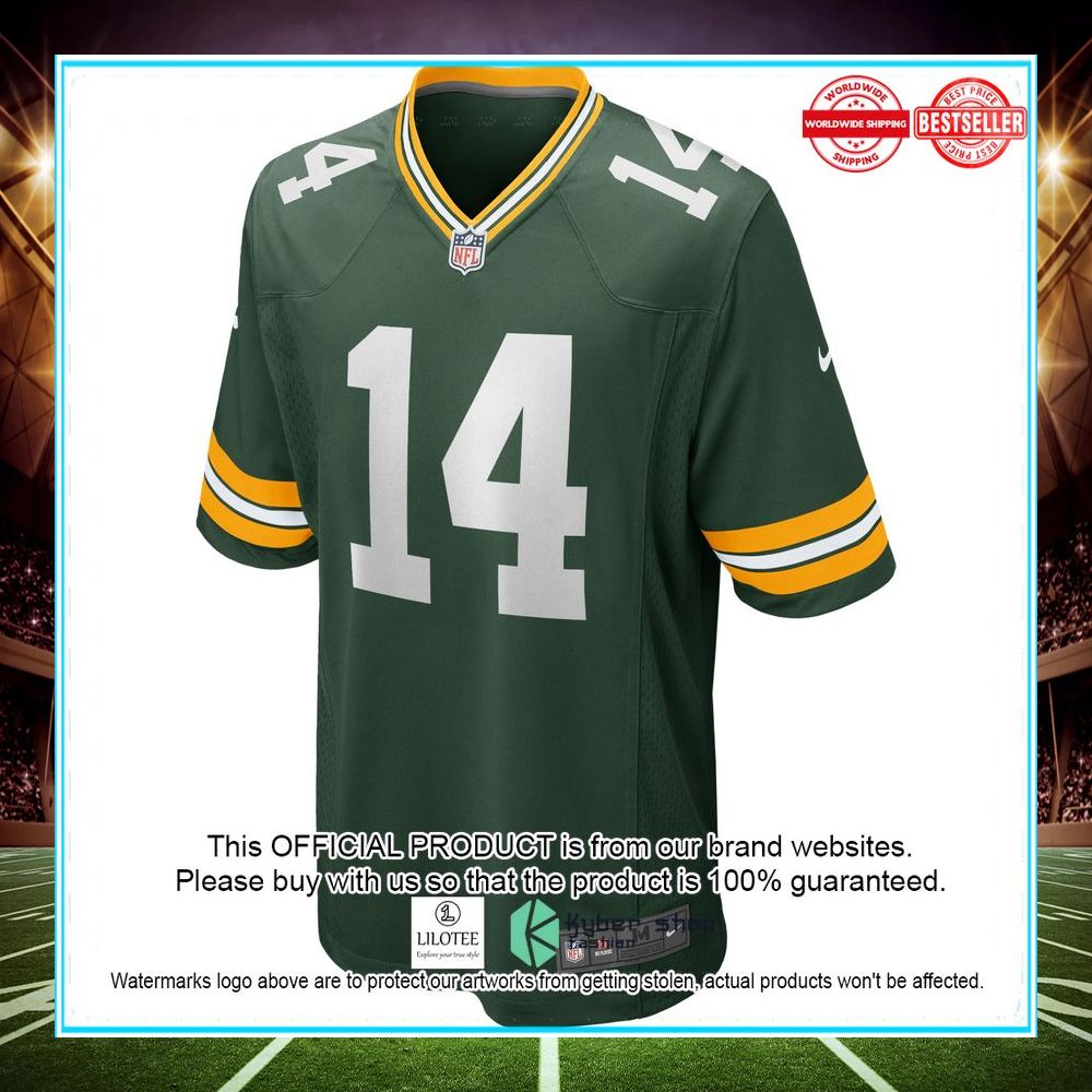 don hutson green bay packers nike retired green football jersey 2 470