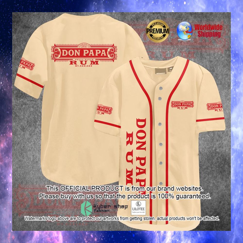 don papa rum baseball jersey 1 845