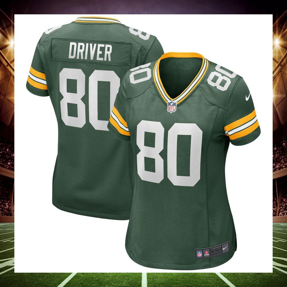 donald driver green bay packers football retired green football jersey 1 659