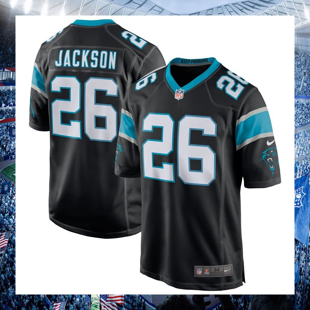 donte jackson carolina panthers nike black football jersey 1 411