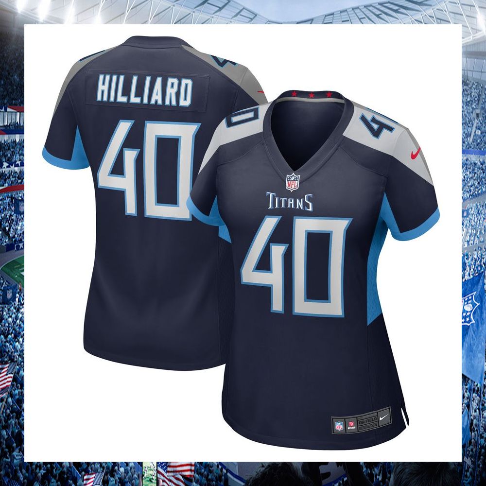 dontrell hilliard tennessee titans nike womens navy football jersey 1 404