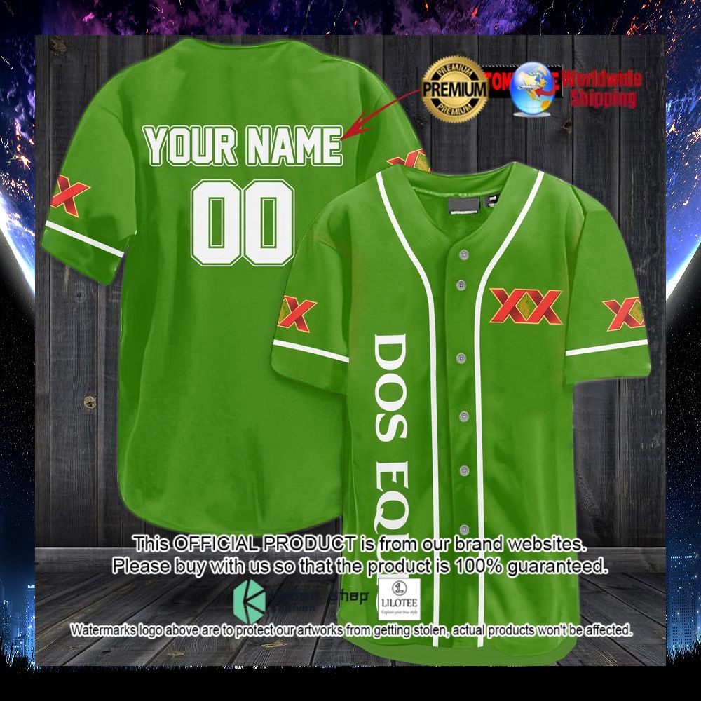 dos equis personalized baseball jersey 1 168