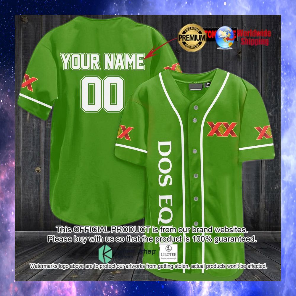 dos equis personalized baseball jersey 1 406