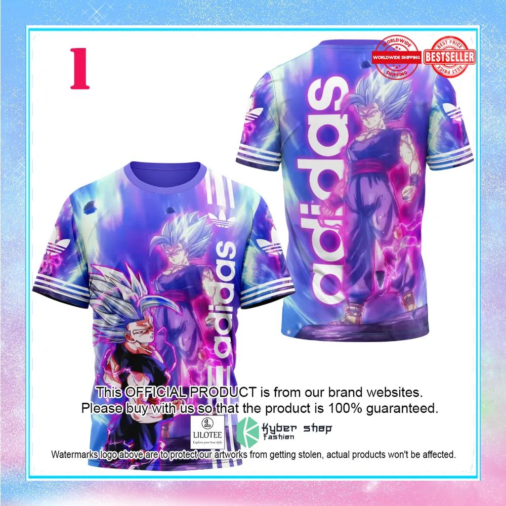 dragonball super hero adidas purple t shirt 1 706
