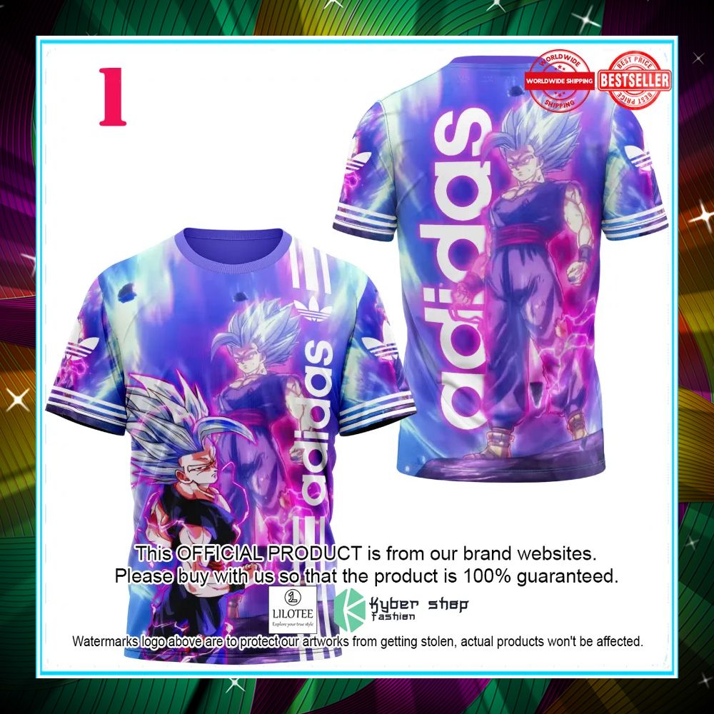 dragonball super hero adidas purple t shirt 1 976