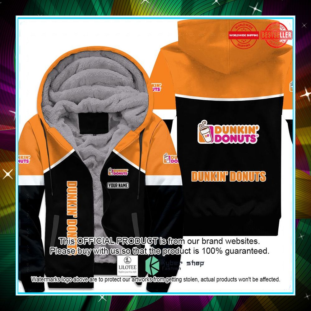 dunkin donuts custom fleece hoodie 1 138