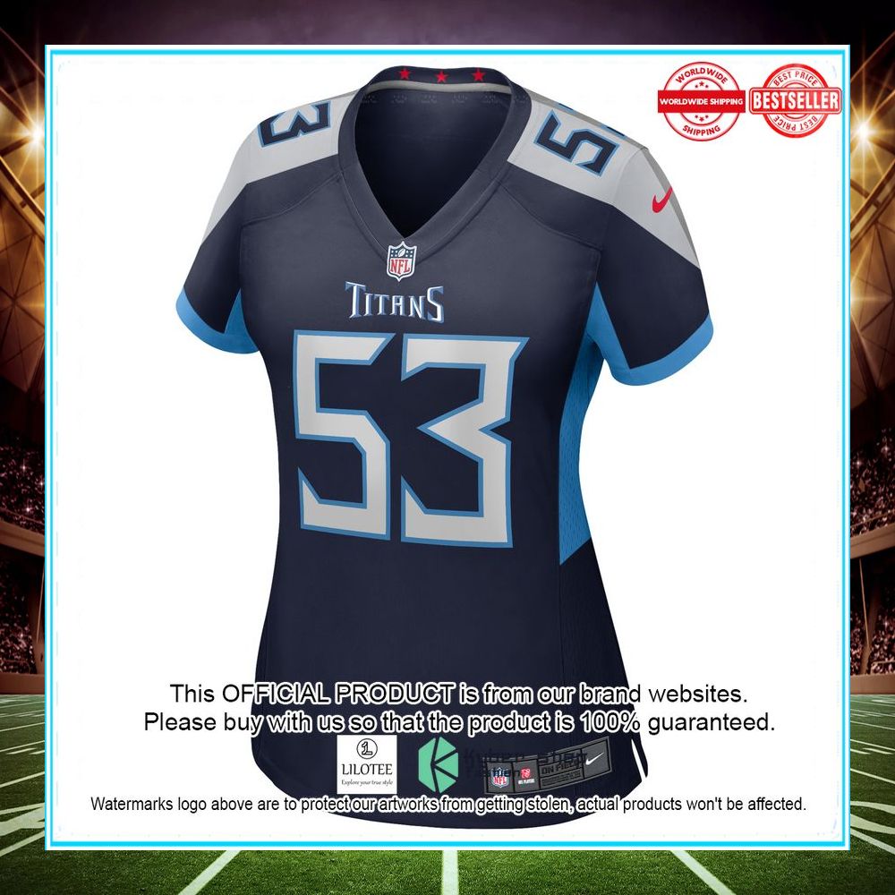 dylan cole tennessee titans nike womens game player navy football jersey 2 659