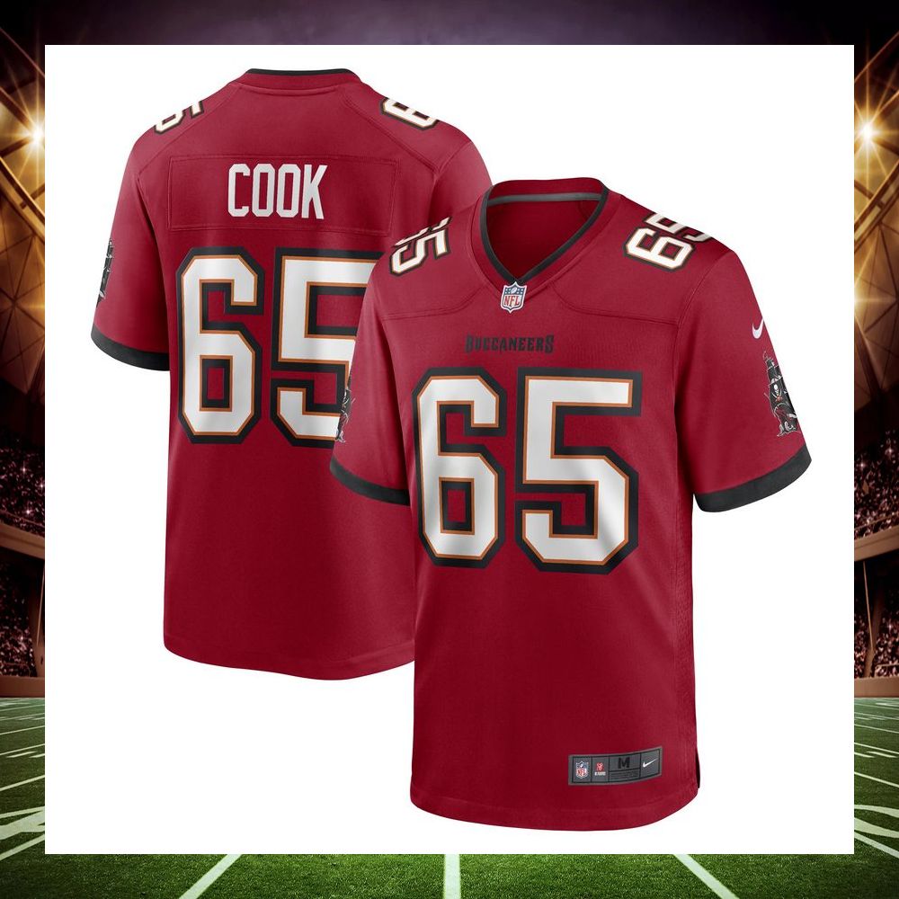 dylan cook tampa bay buccaneers red football jersey 1 619