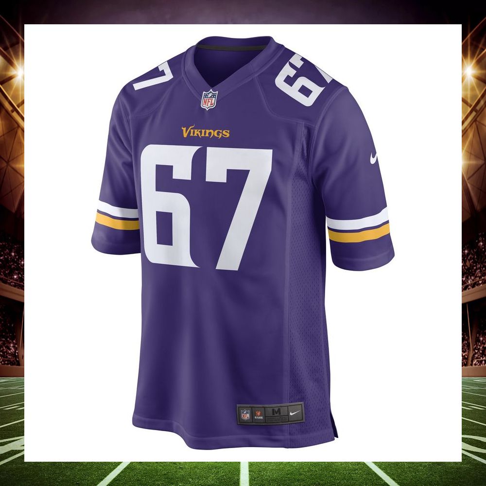 ed ingram minnesota vikings purple football jersey 2 53