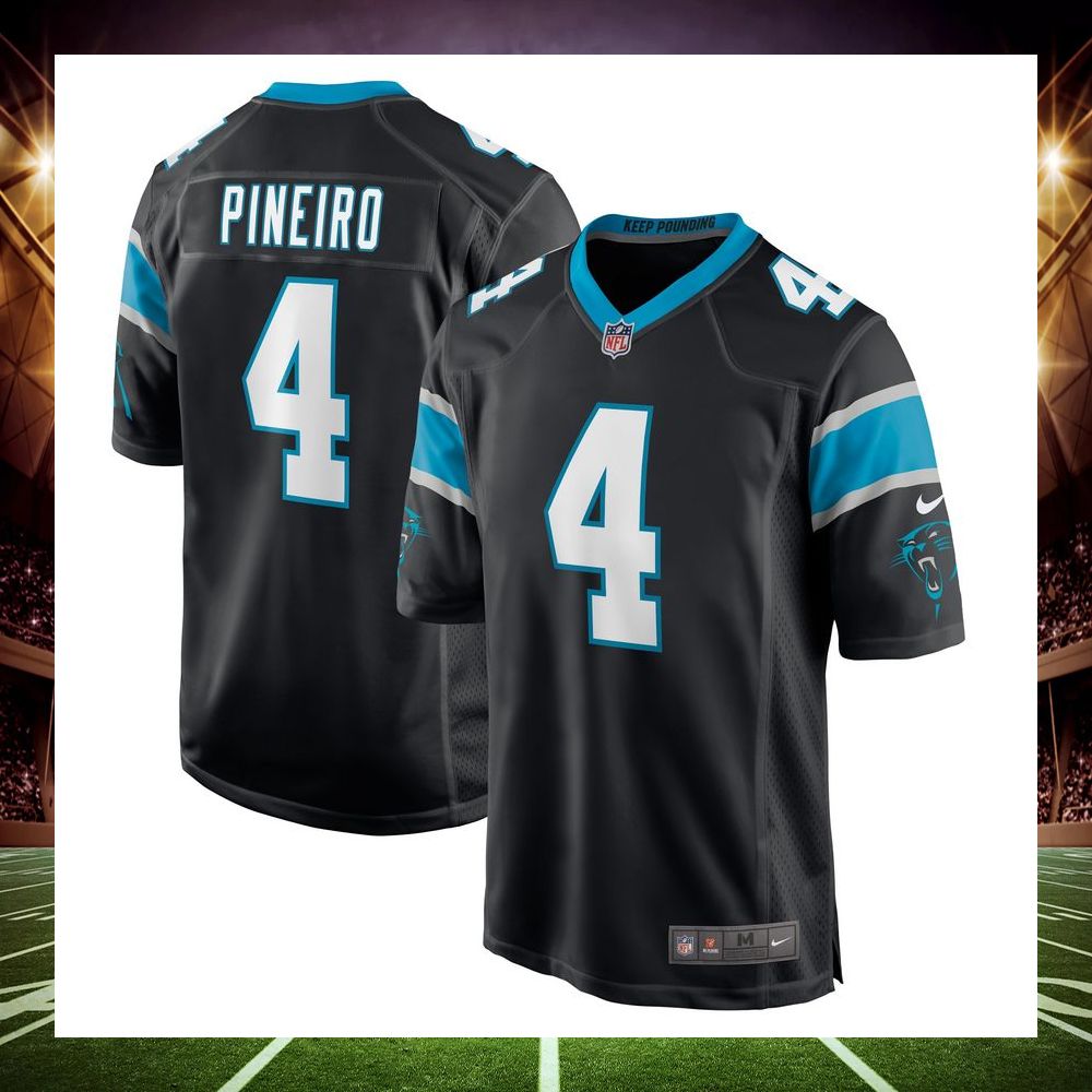 eddy pineiro carolina panthers black football jersey 1 498