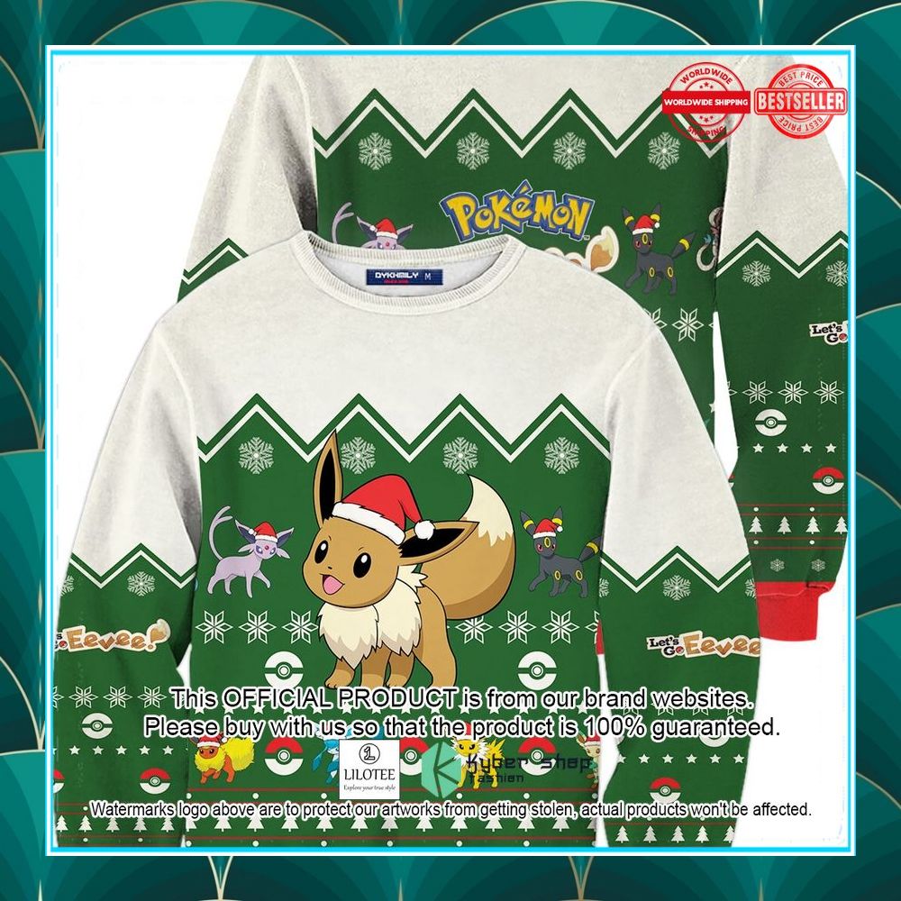 eevee pokemon christmas sweater 1 894