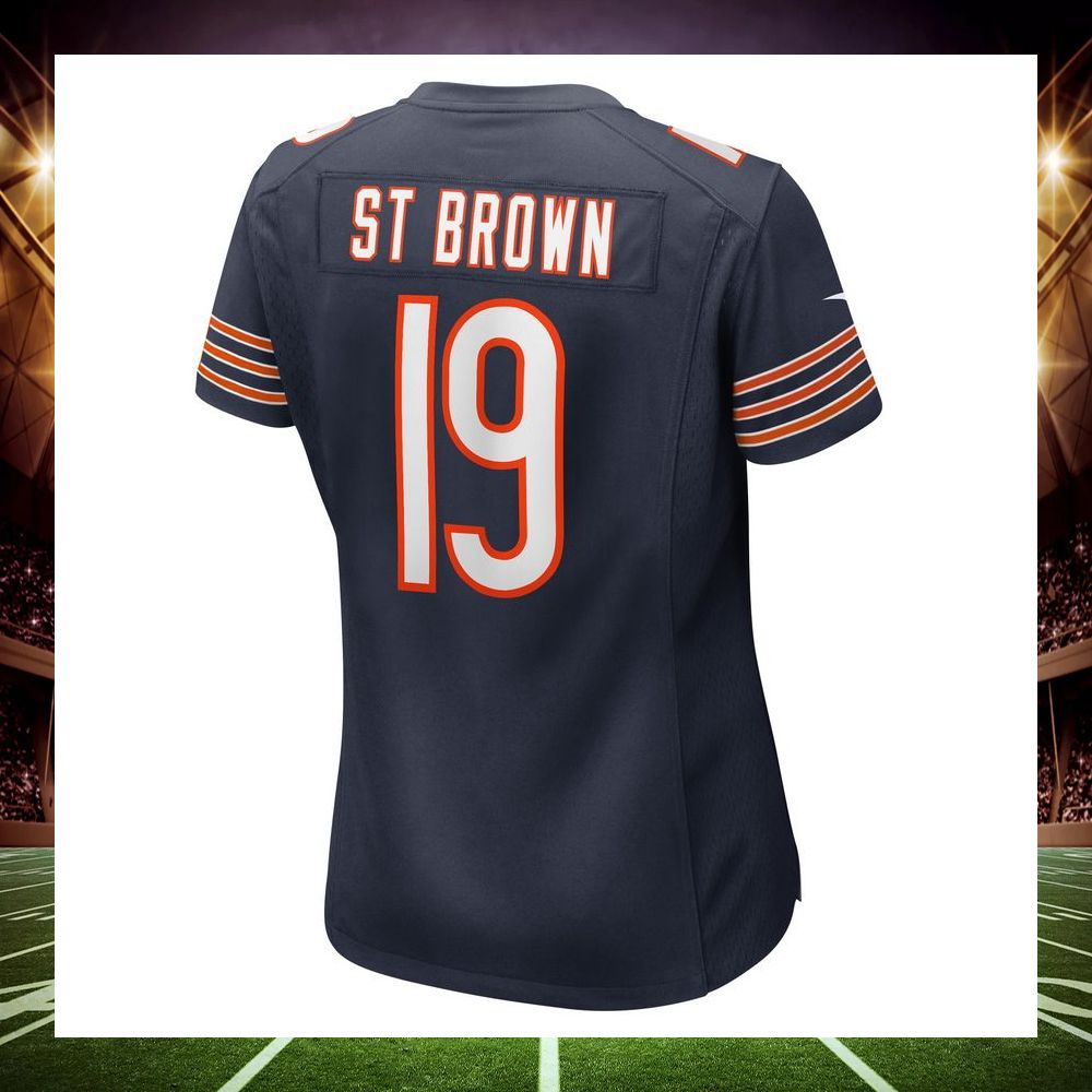 equanimeous st brown chicago bears navy football jersey 3 799