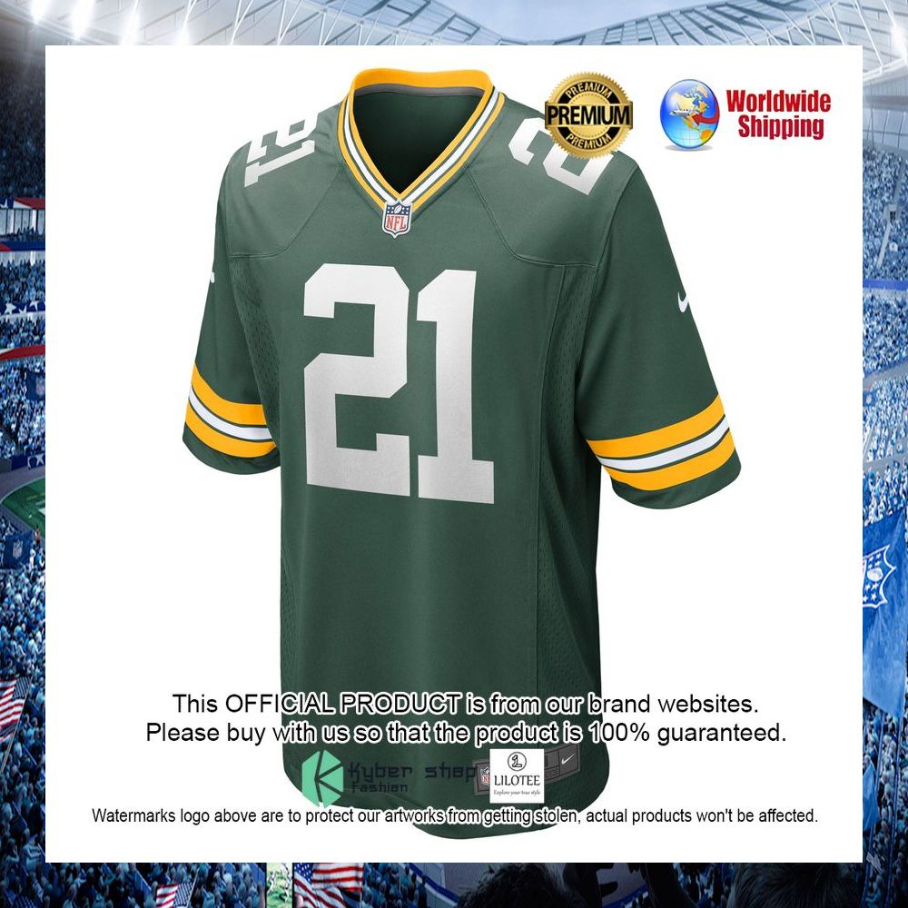 eric stokes green bay packers nike green football jersey 2 180