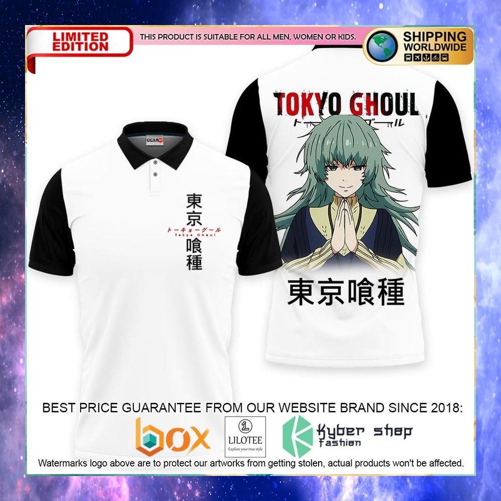 eto tokyo ghoul anime polo shirt 1 654