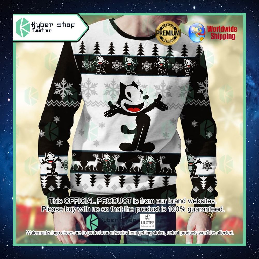felix the cat christmas sweater 1 110