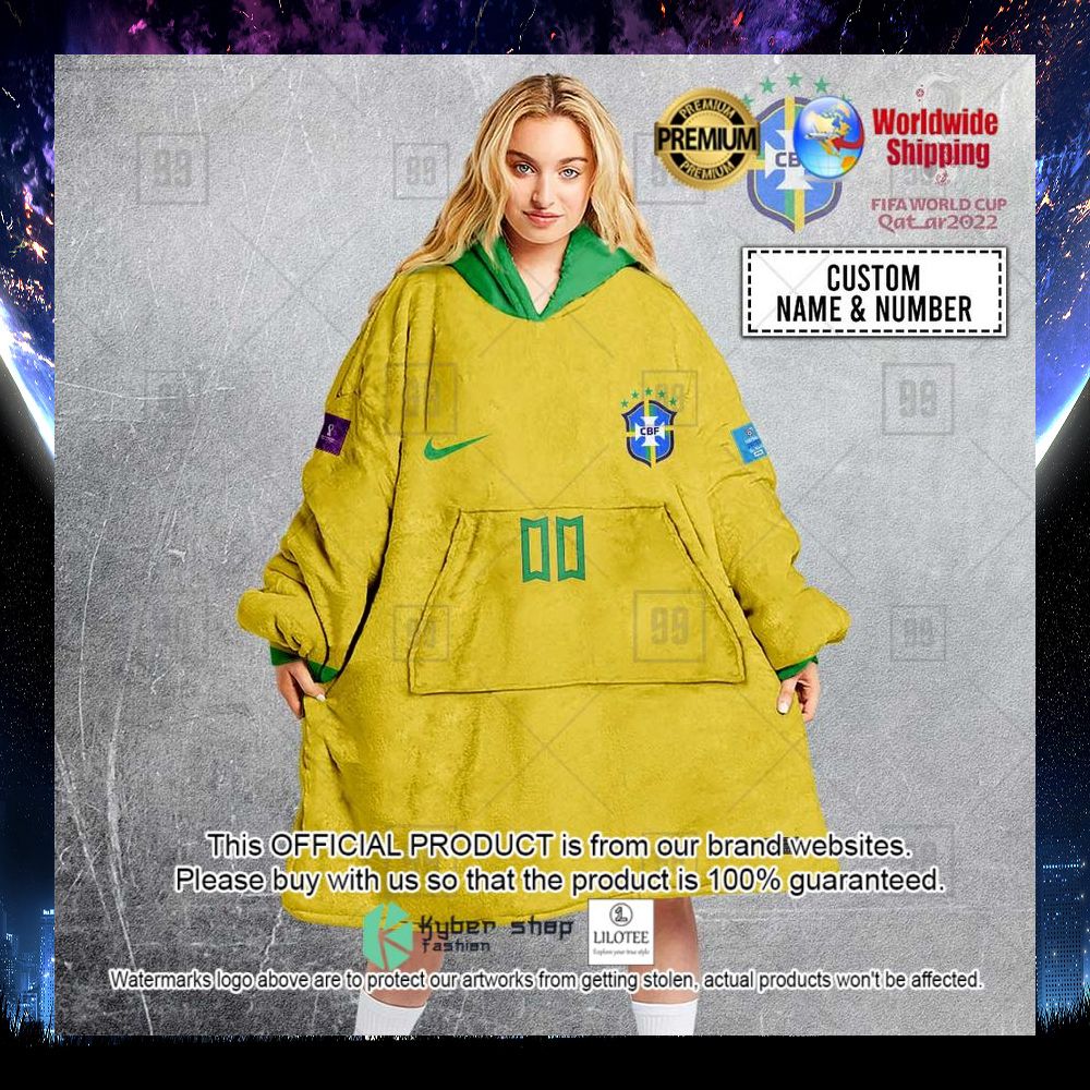 fifa world cup 2022 brazil personalized oodie blanket hoodie 1 547