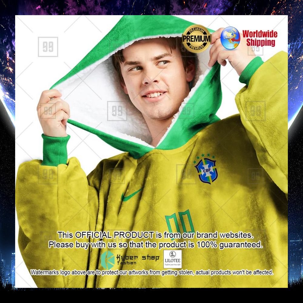 fifa world cup 2022 brazil personalized oodie blanket hoodie 2 362