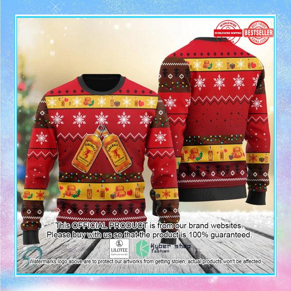 fireball whisky red christmas sweater 1 302