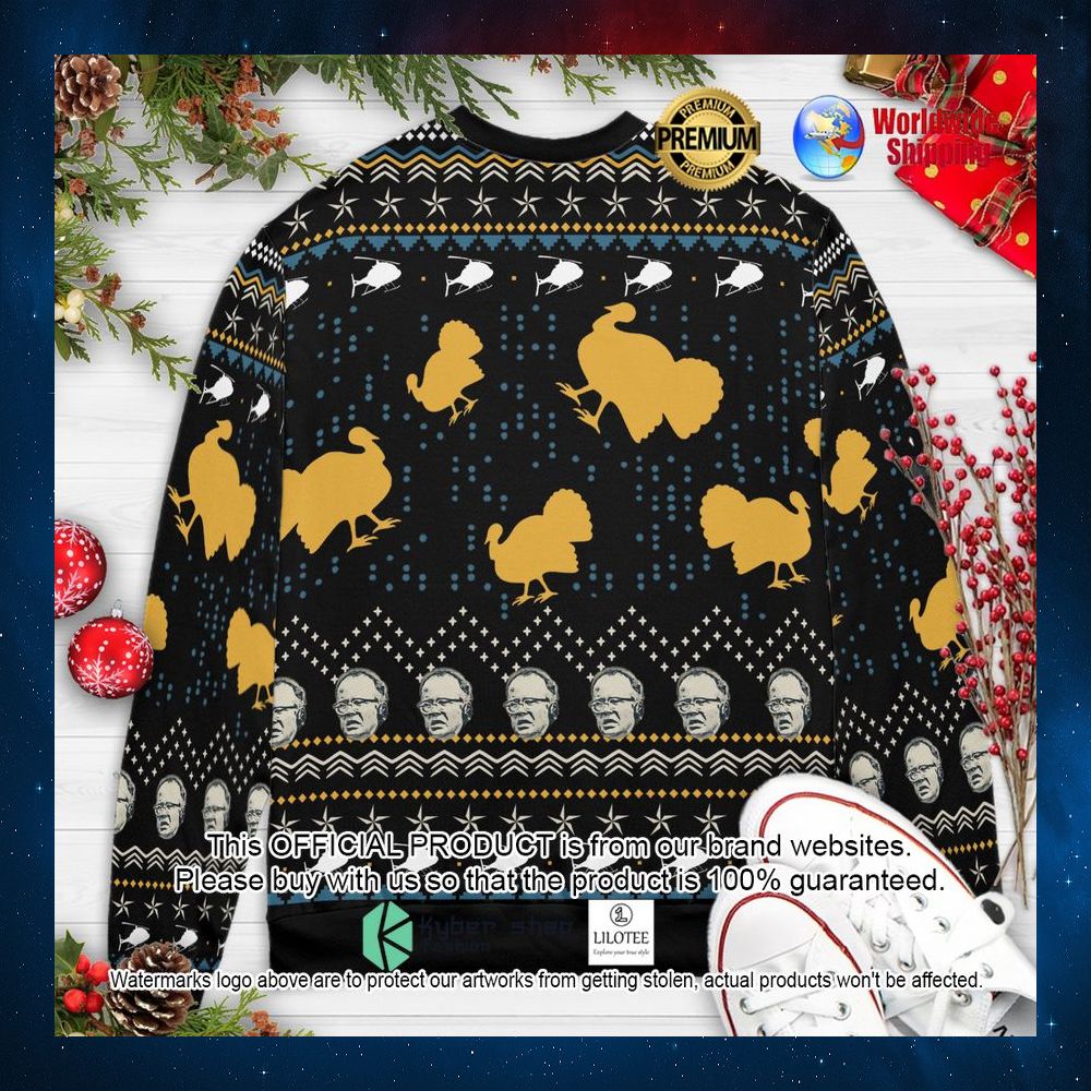 first annual wkrp turkey drop wkrp in cincinnati christmas sweater 2 944
