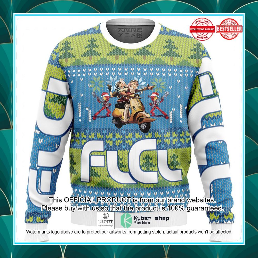 flcl fooly cooly alt ugly christmas sweater 1 215
