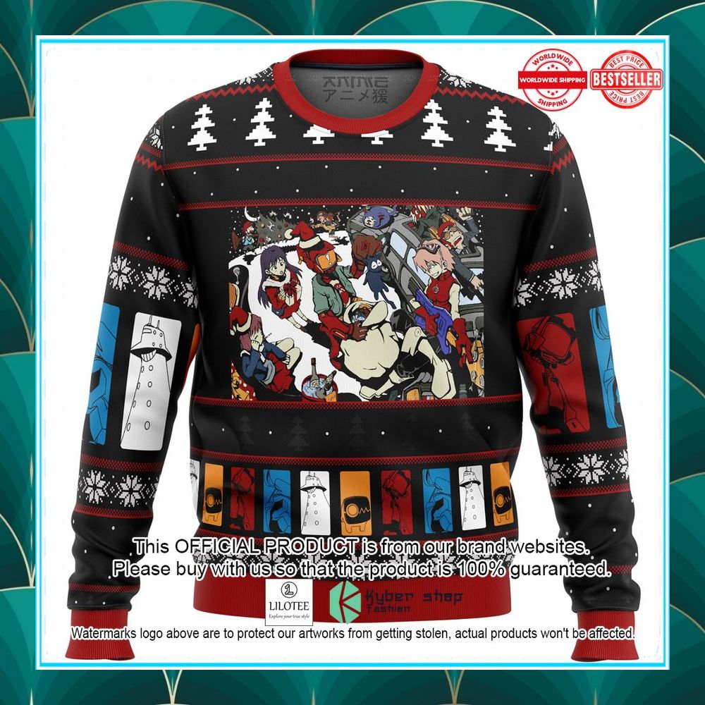 flcl fooly cooly holidays ugly christmas sweater 1 260