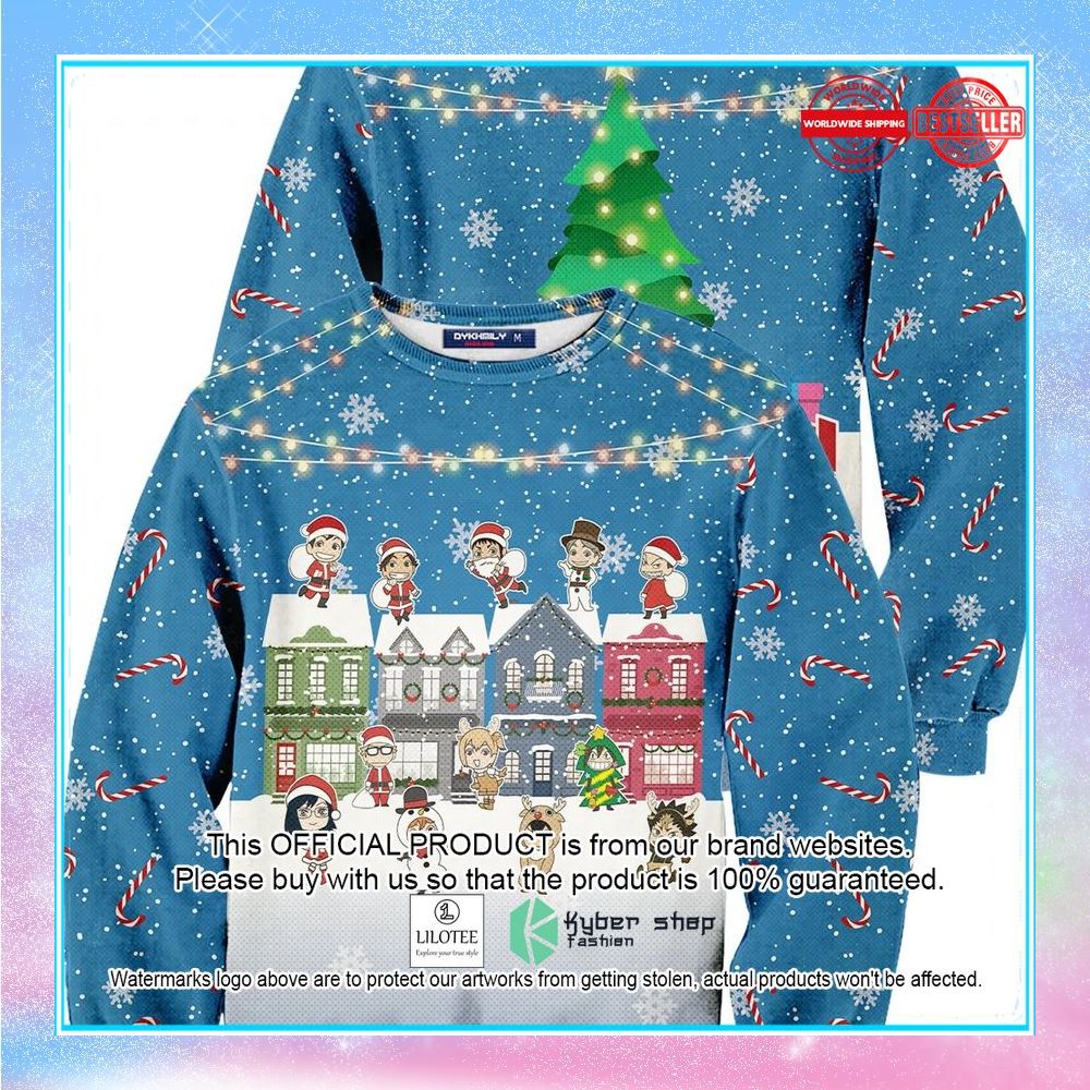fly high christmas ugly sweater 1 667