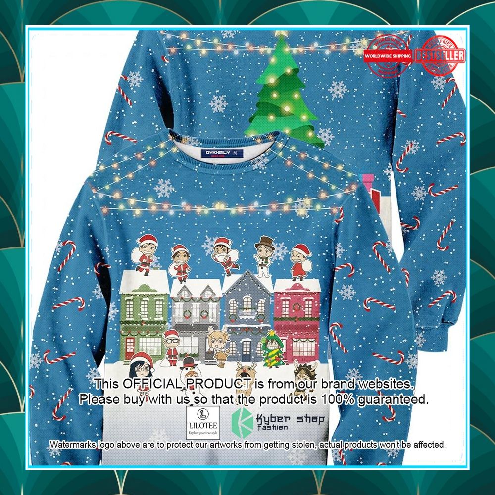 fly high christmas ugly sweater 1 841