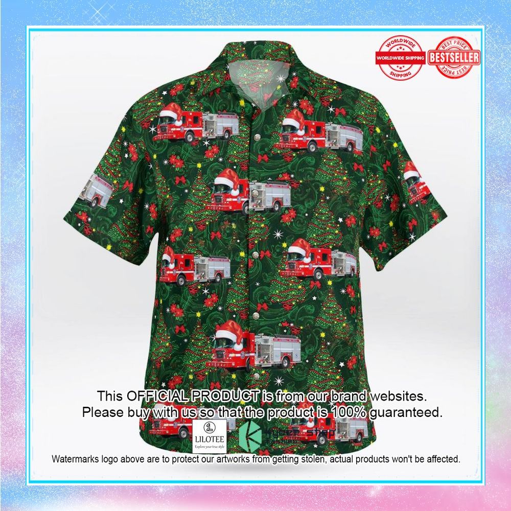 fort lauderdale florida fort lauderdale fire rescue christmas hawaiian shirt 2 369