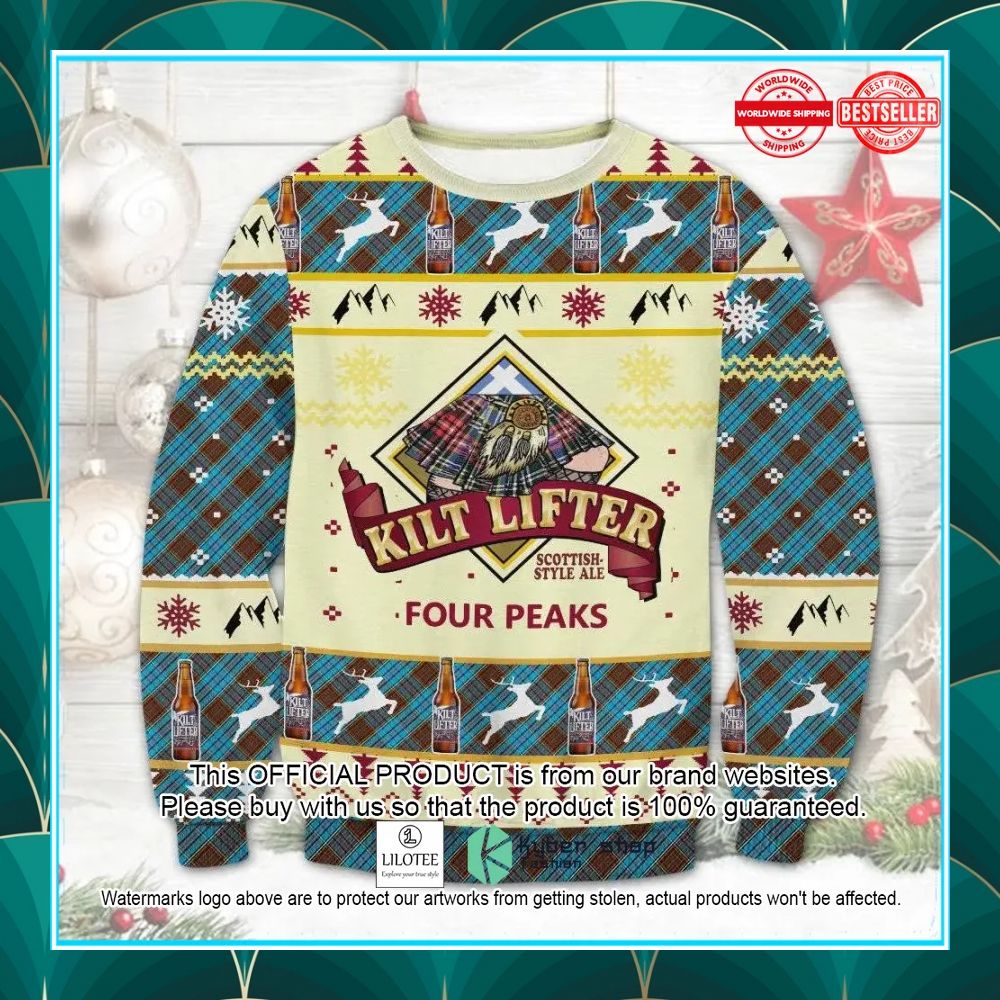 four peaks kilt lifter ugly christmas sweater 1 129