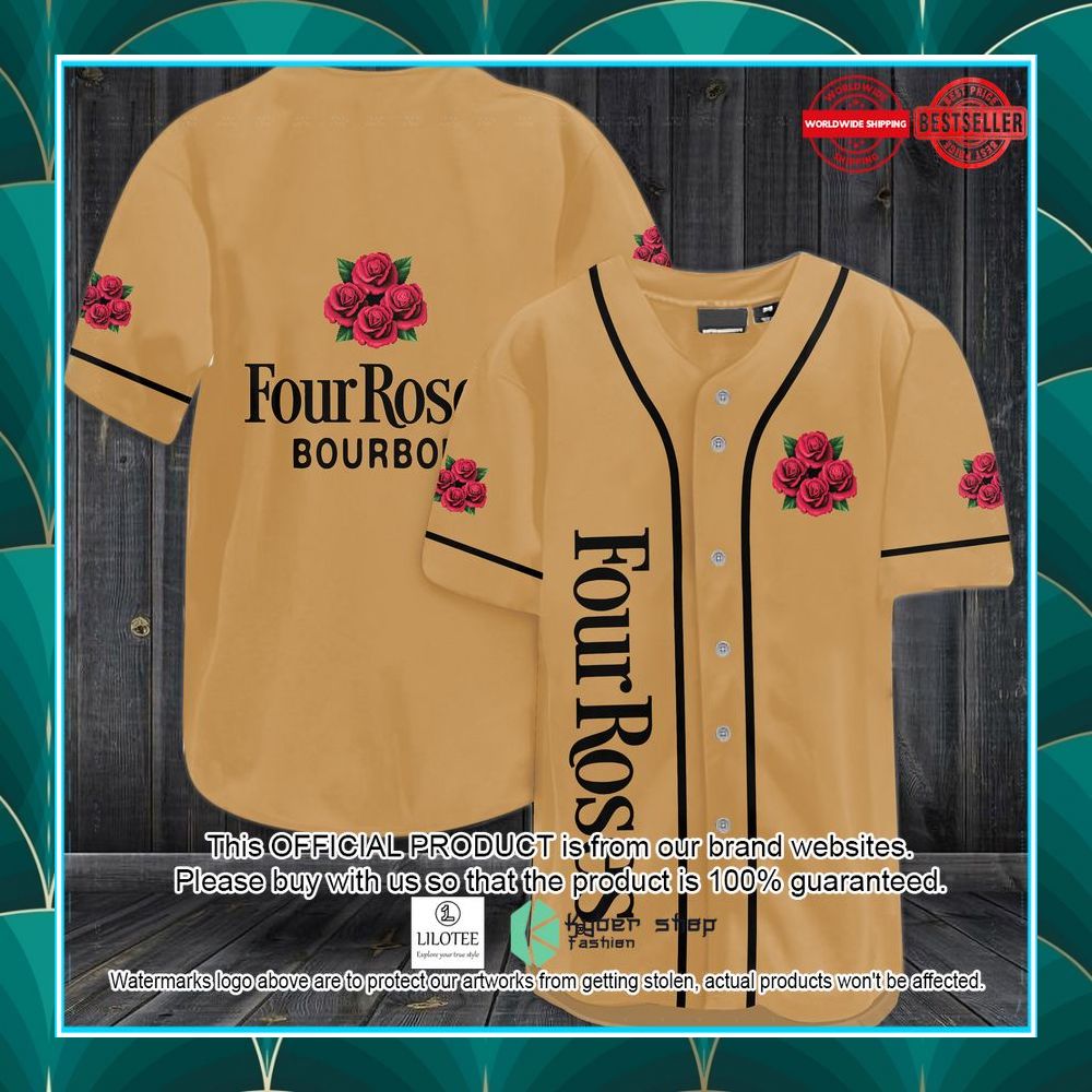 four roses baseball jersey 1 409