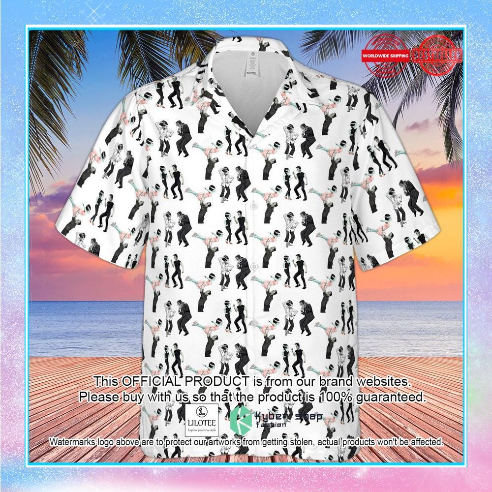 frankenstein and bride dance movies dance scene mashup hawaiian shirt 2 53