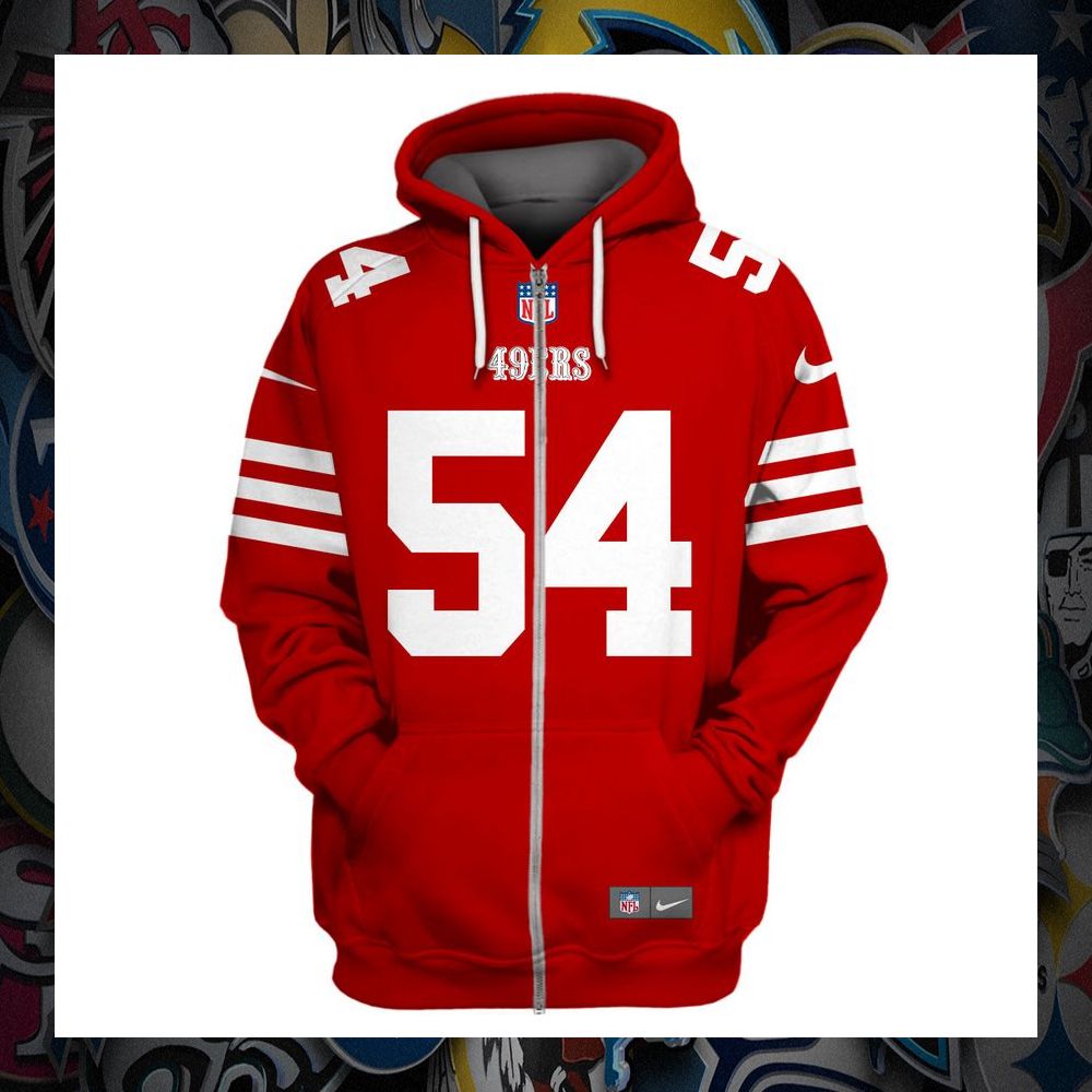 fred warner scarlet san francisco 49ers hoodie shirt 1 260