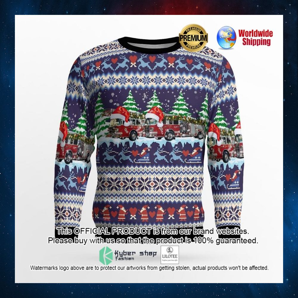 fresno station 9 5280fire santa hat sweater 2 254