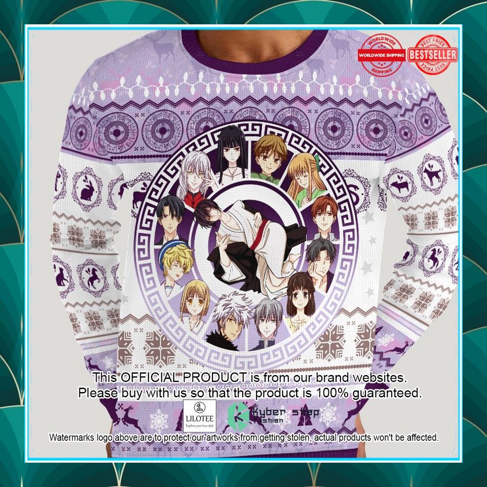 fruits basket characters christmas sweater 1 700
