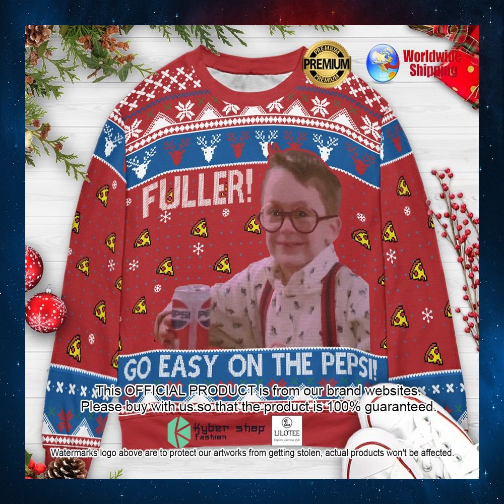 fuller go easy on the pepsi home alone christmas sweater 1 195
