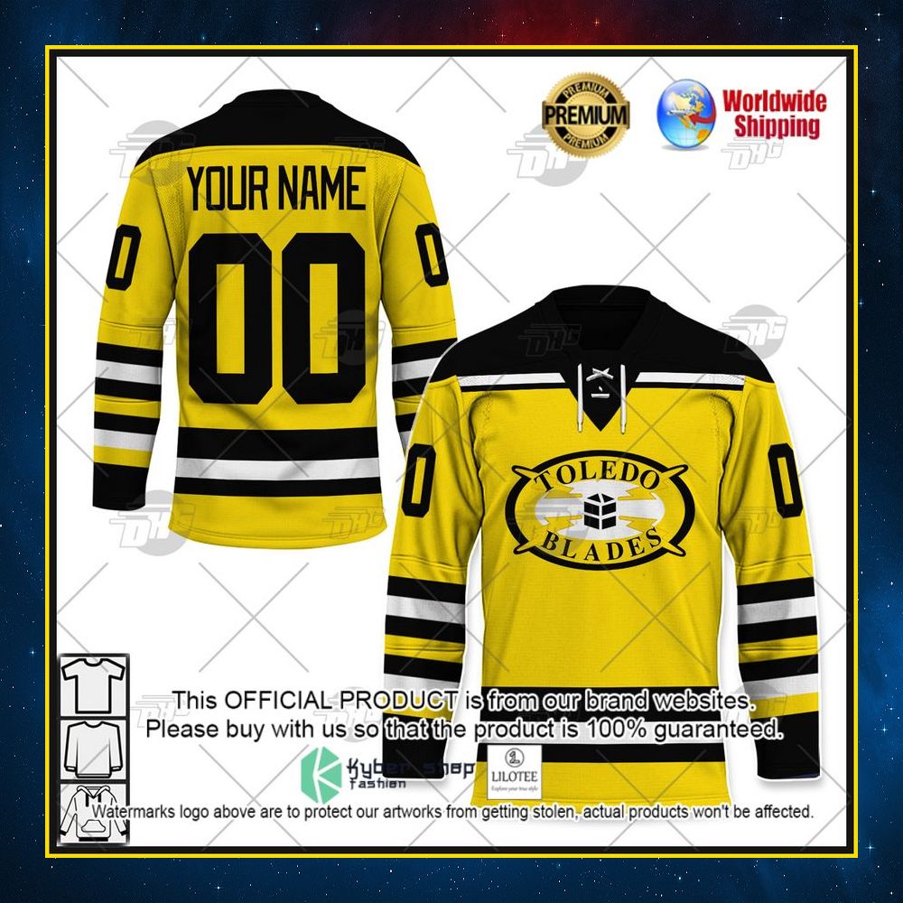 personalized vintage toledo blades ihl hockey jersey 1 66