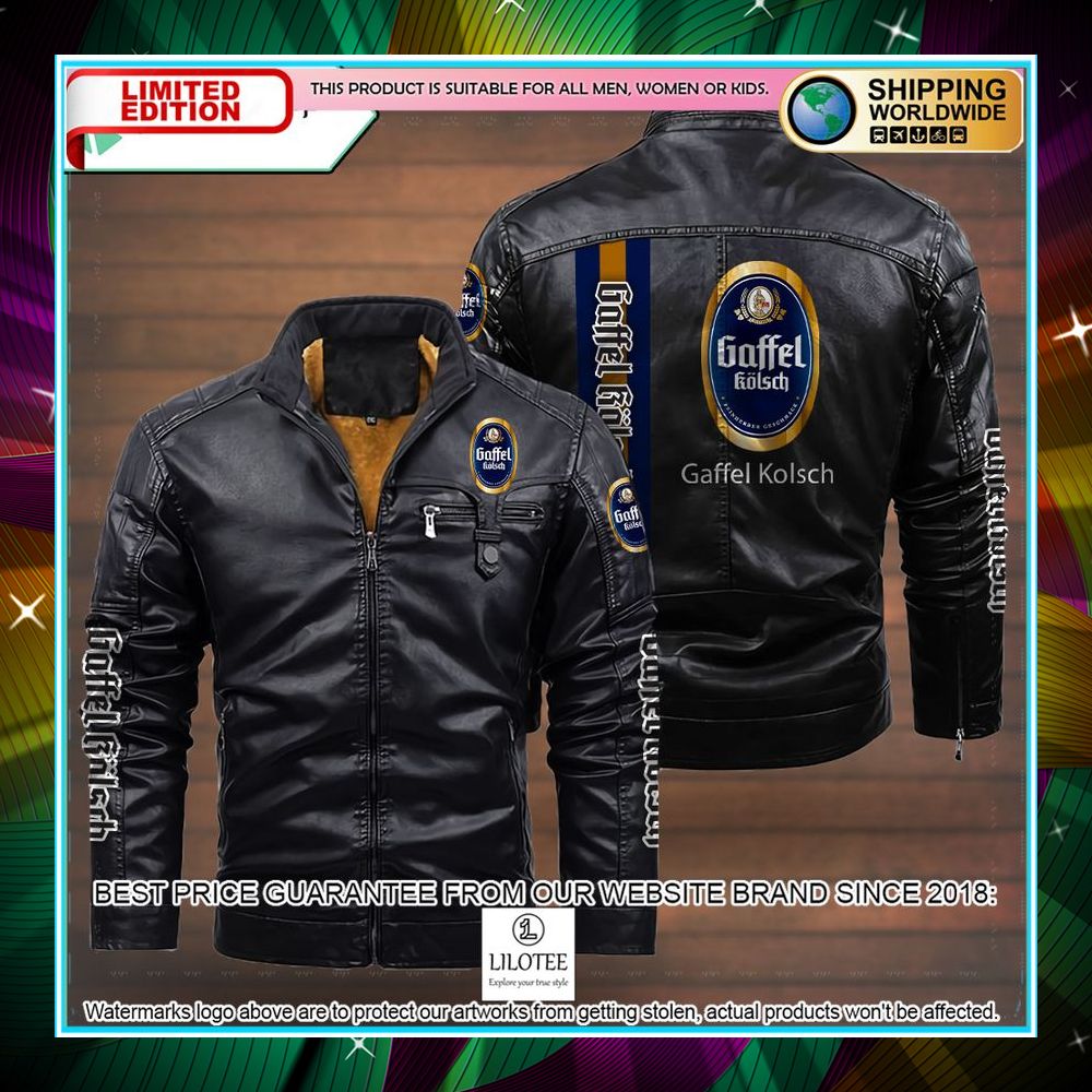 Gaffel Kolsch Leather Jacket 8 gaffel kolsch leather jacket fleece jacket 4 337