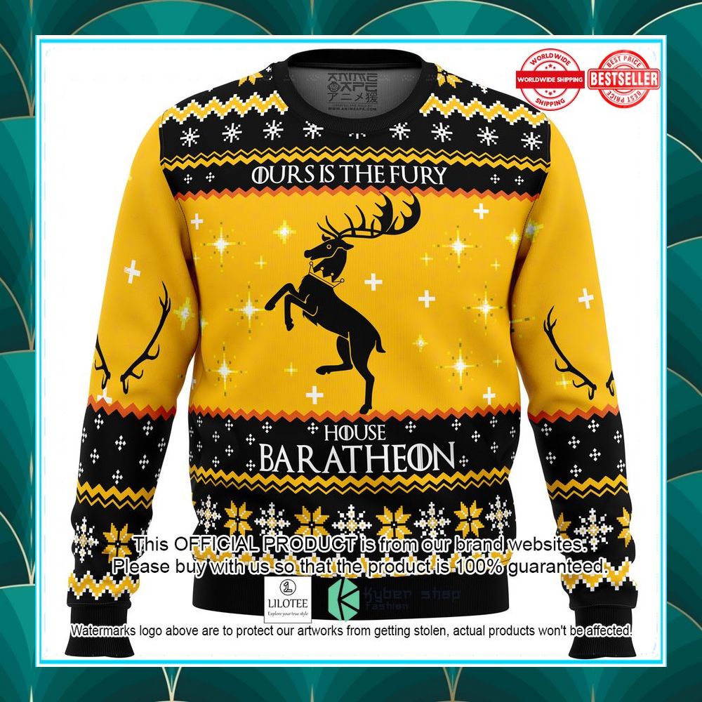 game of thrones house baratheon ugly christmas sweater 1 15