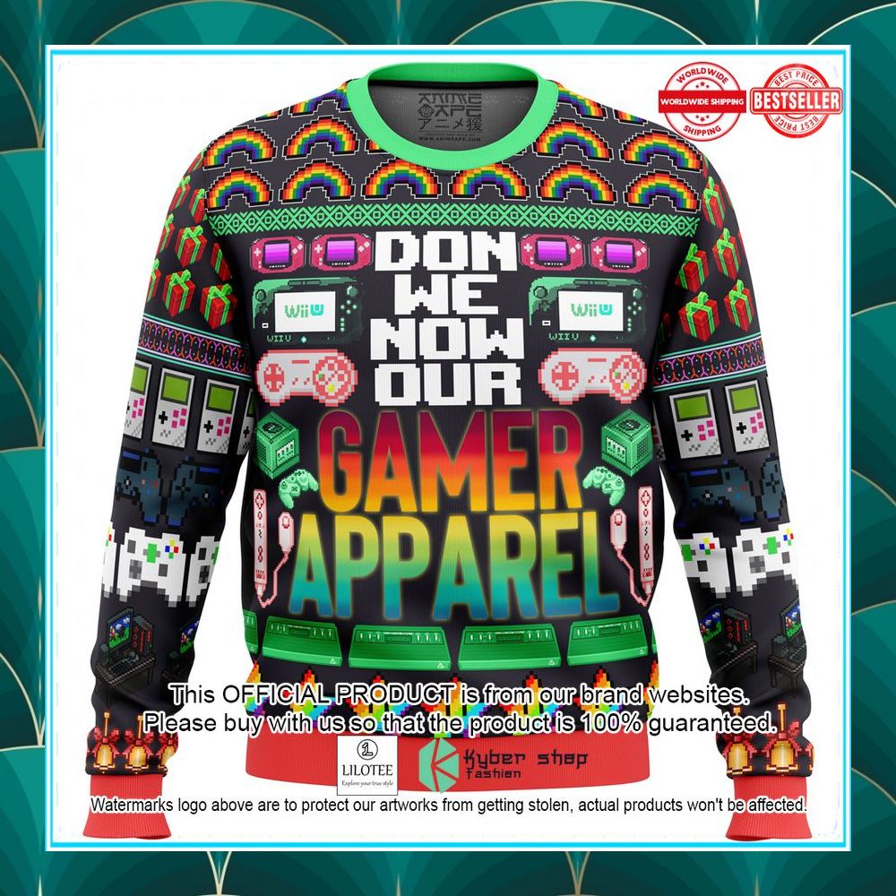 gamer apparel ugly christmas sweater 1 438