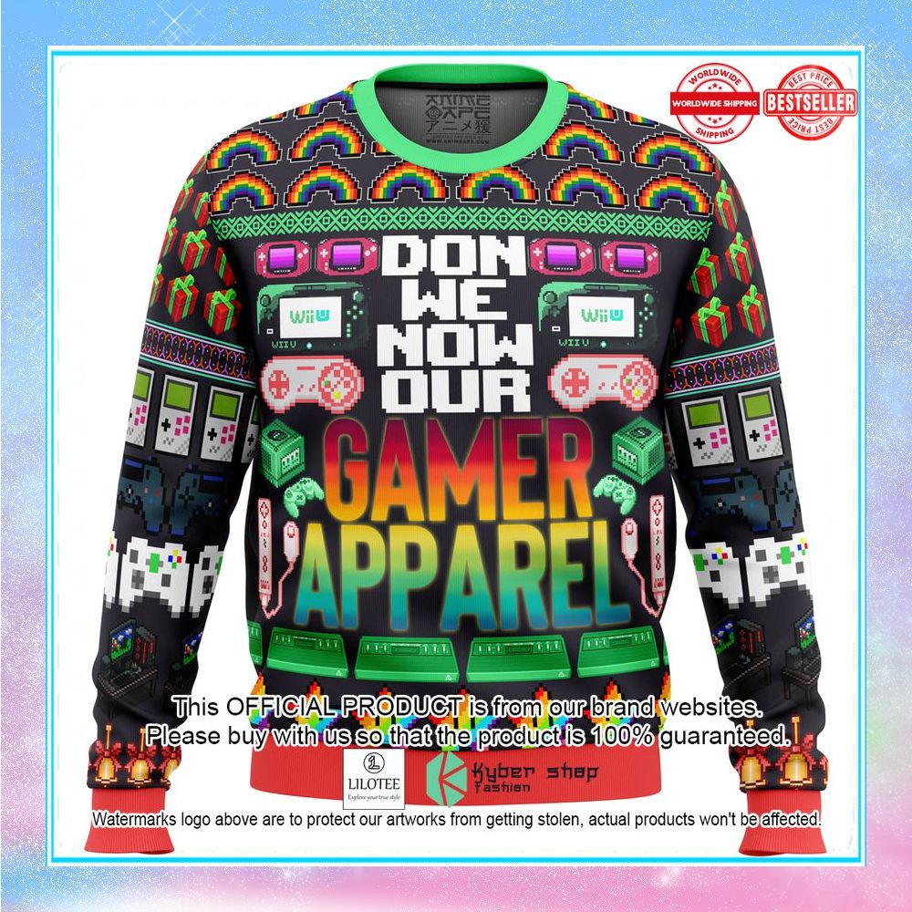 gamer apparel ugly christmas sweater 1 975