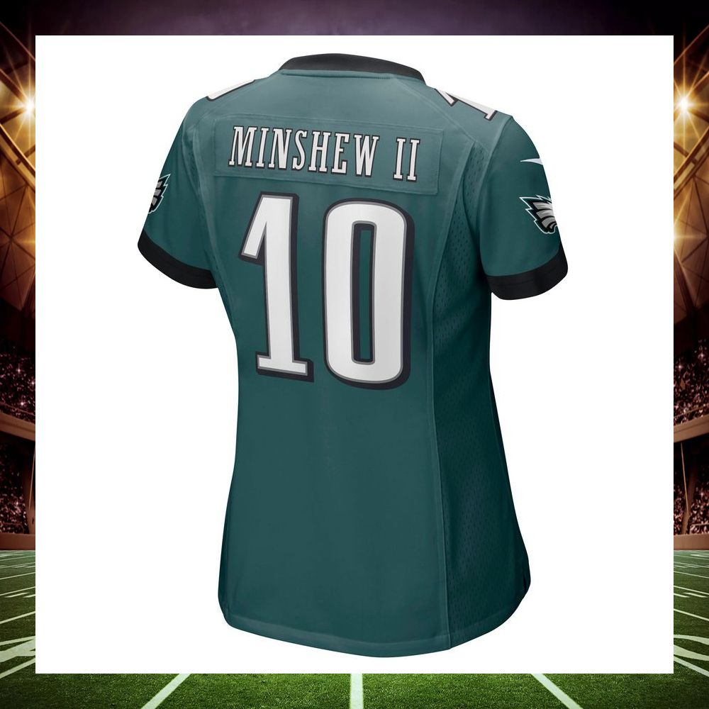 gardner minshew ii philadelphia eagles midnight green football jersey 3 82